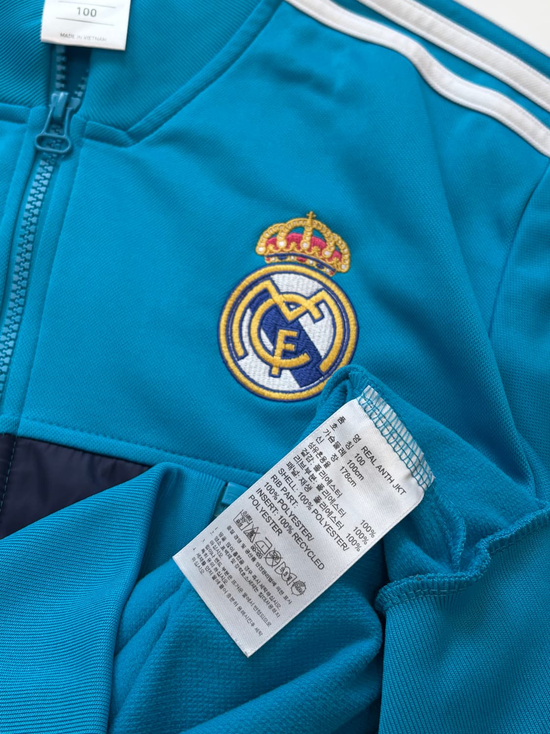 Adidas 아디다스 블루 레알마드리드FC 트랙탑 상품이미지8