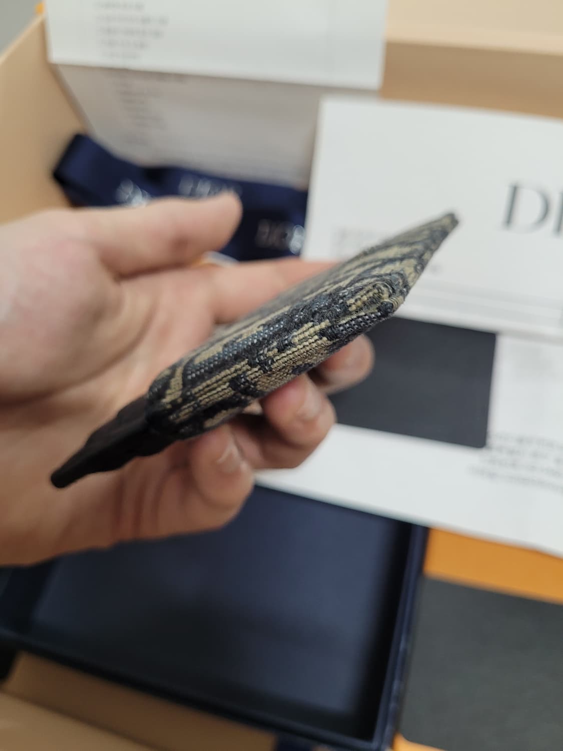 디올 오블리크 카드지갑 상품이미지7