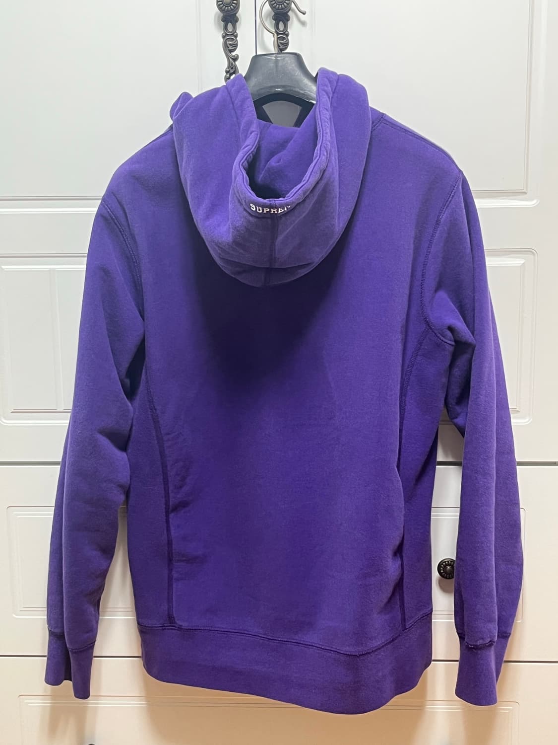 슈프림 s로고 후드티 퍼플 상품이미지3