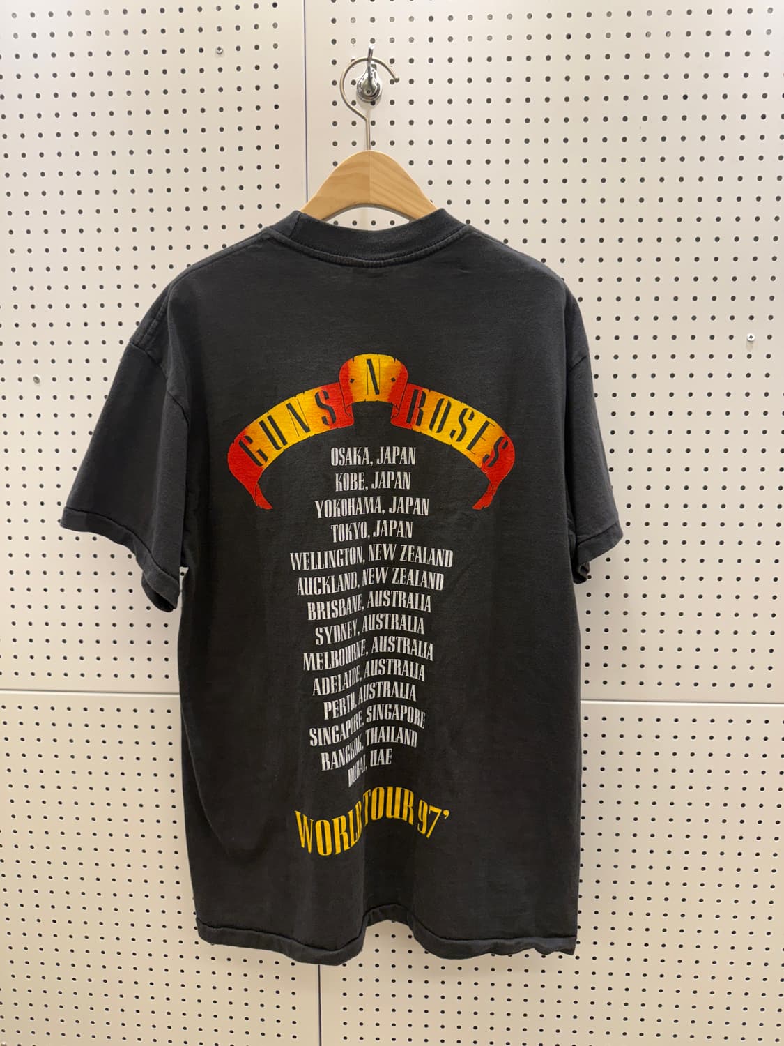 빈티지 Guns N' Roses 밴드 프린팅 반팔 티셔츠 U1619 상품이미지3