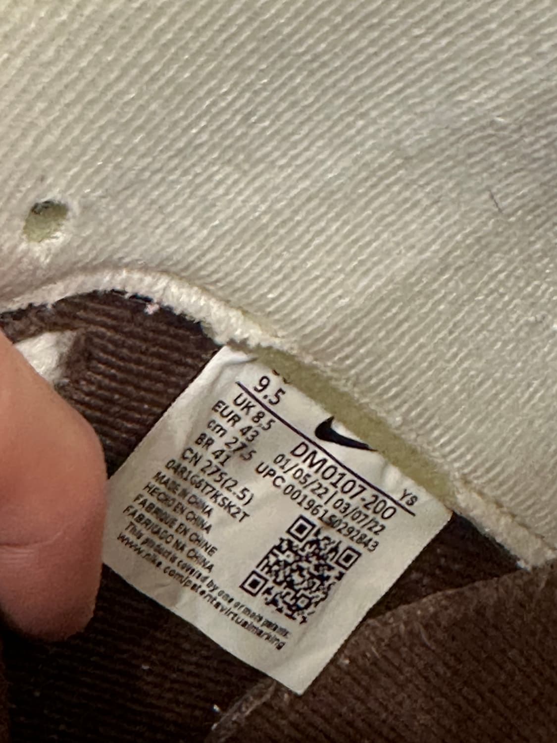 (275) 나이키 에어포스 미드 초콜릿 상품이미지6