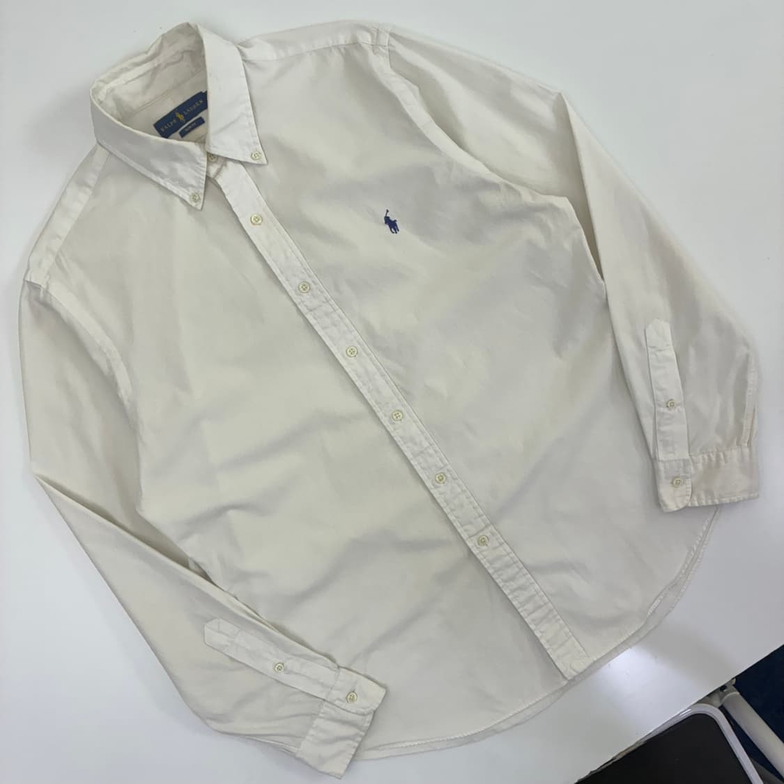Polo  폴로 랄프로렌 자수 화이트 코튼 셔츠 상품이미지2