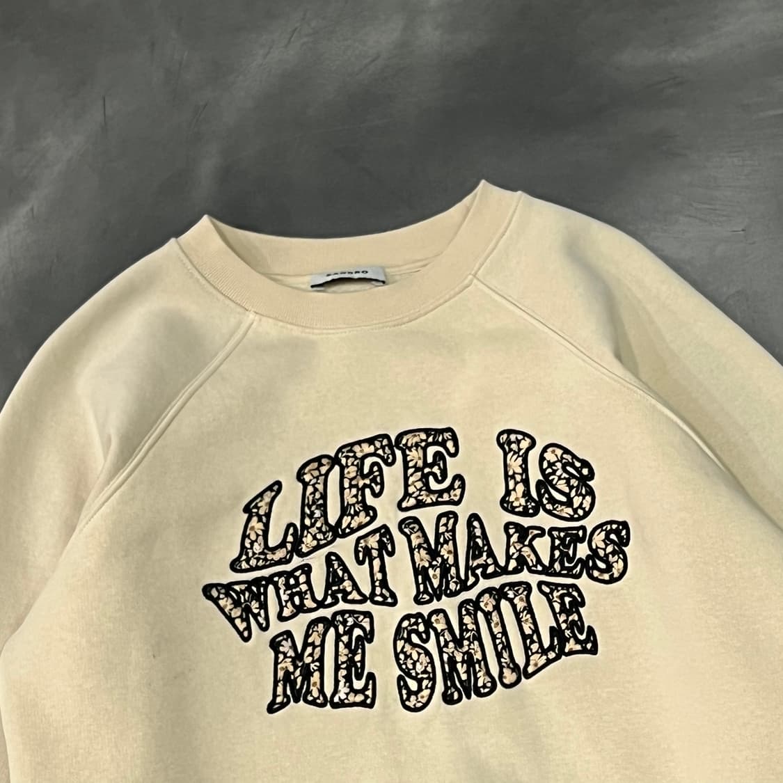  산드로 자수 패치 맨투맨 y15424 상품이미지3