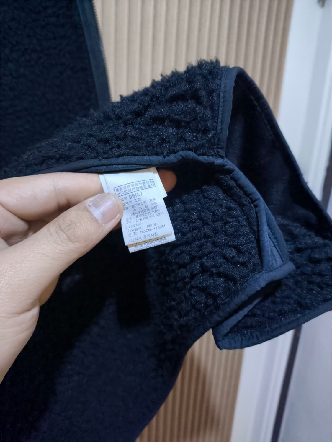 95 L 노스페이스 후드 무스탕 상품이미지7