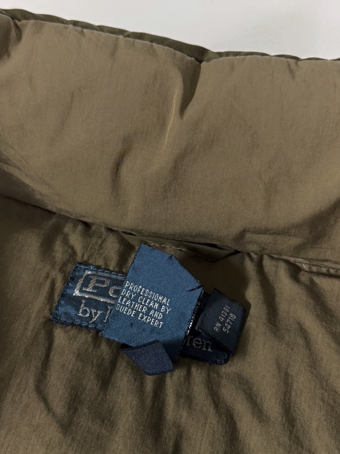 폴로 랄프로렌 00‘s 루즈핏 카키 다운 푸퍼 패딩 상품이미지10