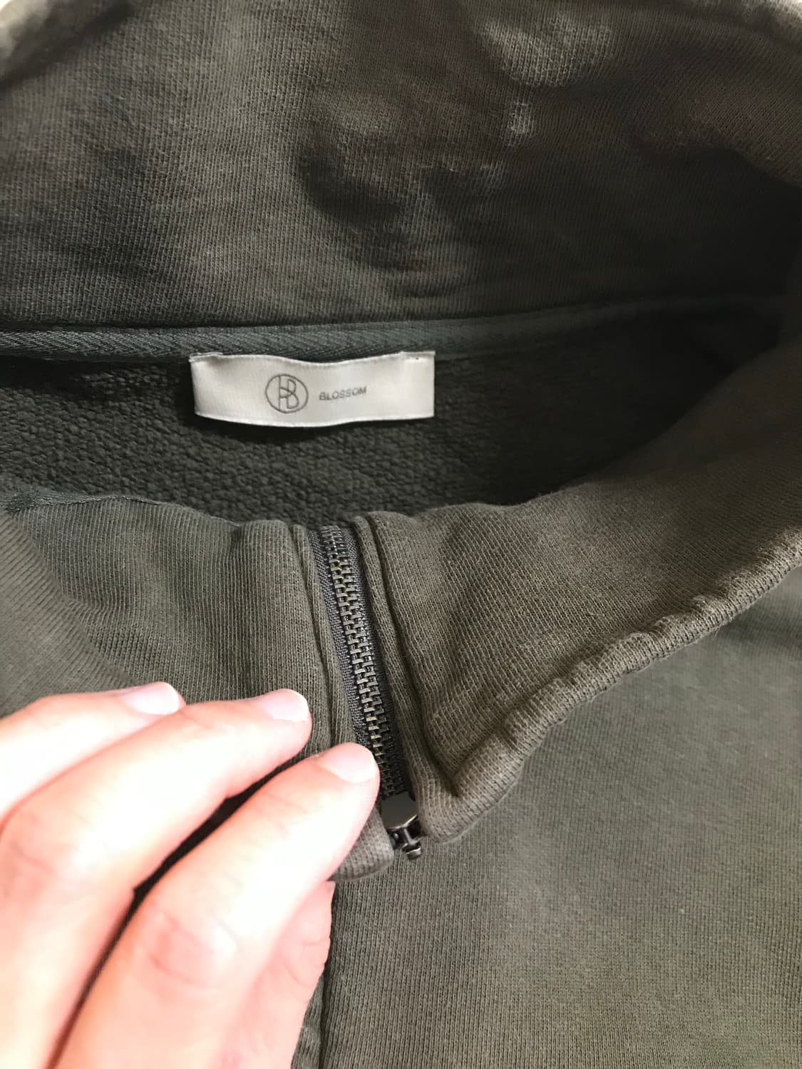 빈티지 기모 집업 상품이미지5