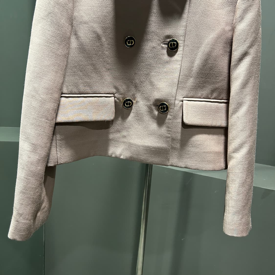 디올 오블리크 더블 버튼 크롭 자켓 상품이미지3