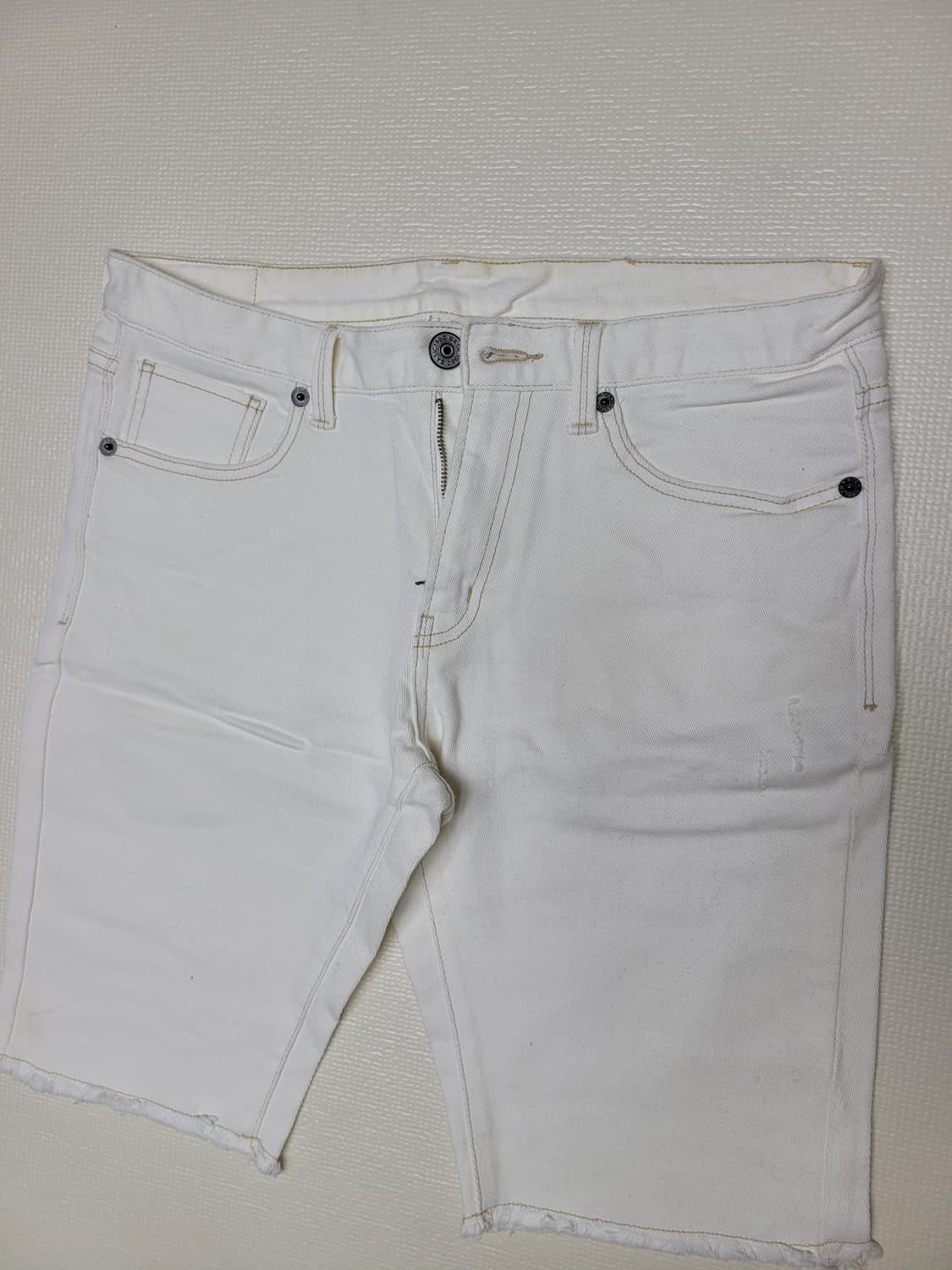 스파오 SPAO raw컷 청 반비지 32 오프화이트 상품이미지3