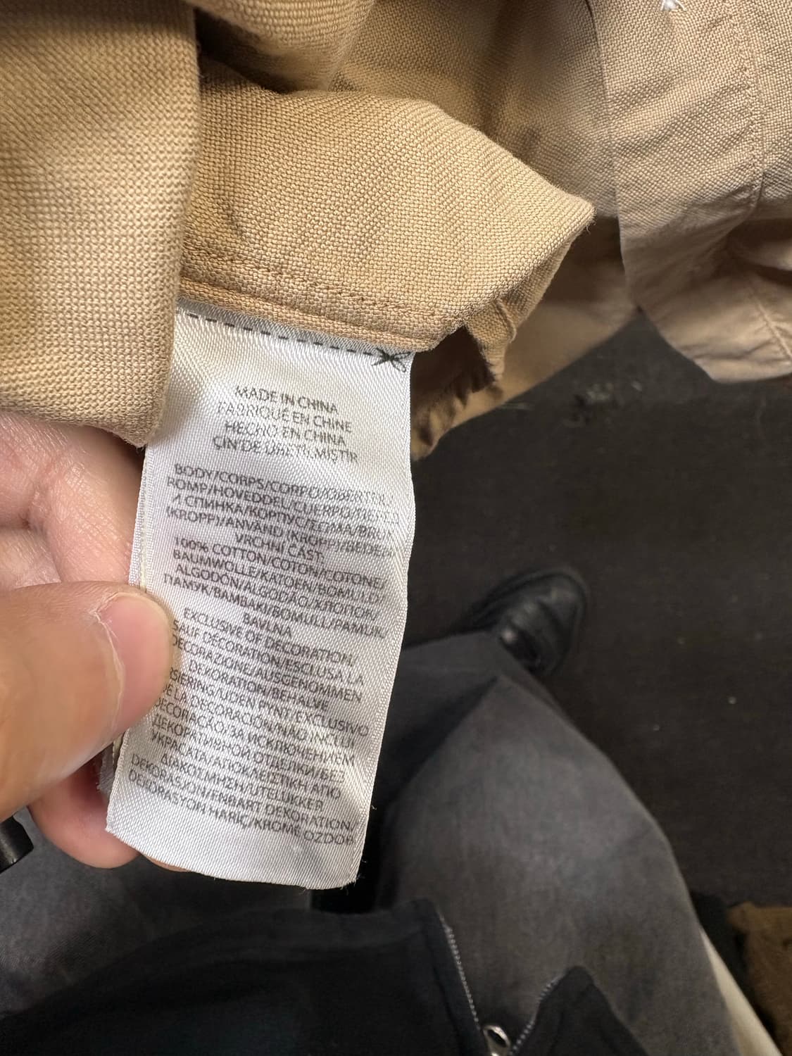 폴로 스몰 로고 슬림핏 솔리드 셔츠 브라운 L 상품이미지6