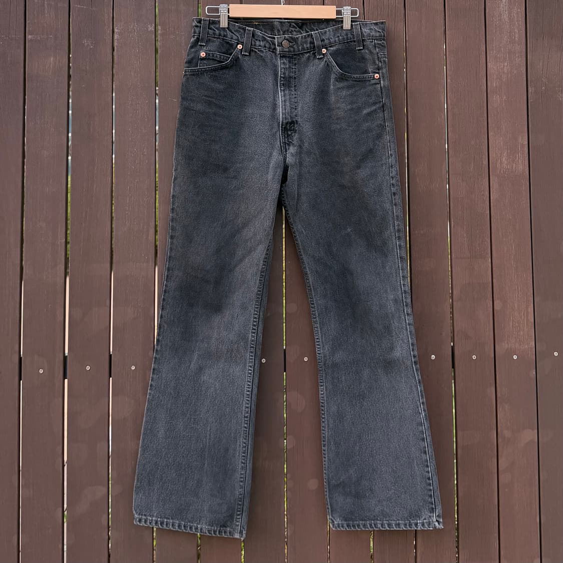 90s Vintage USA Levis 517 W36 L30 Black 상품이미지1
