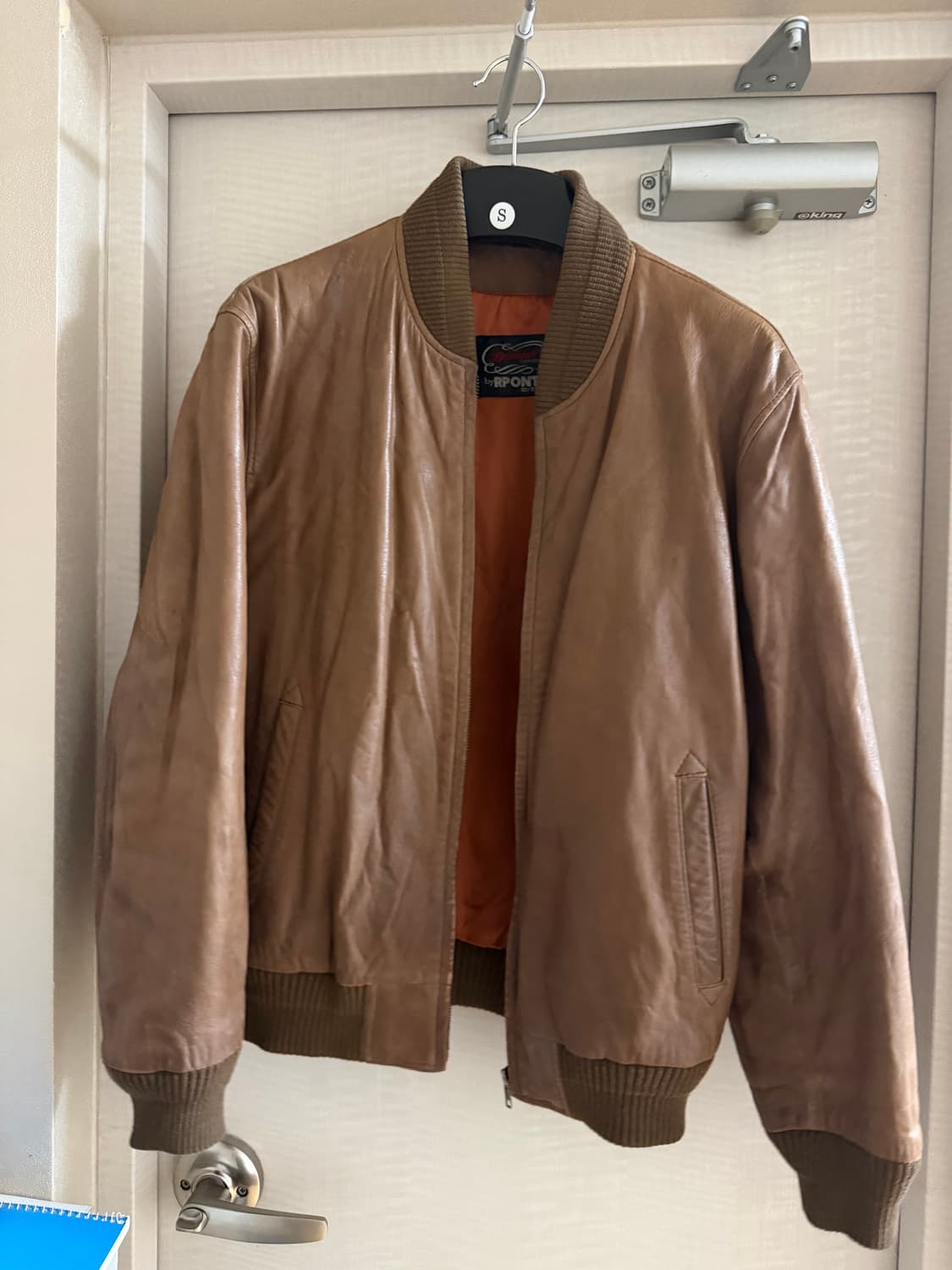 90s 빈티지 레더봄버자켓 상품이미지1