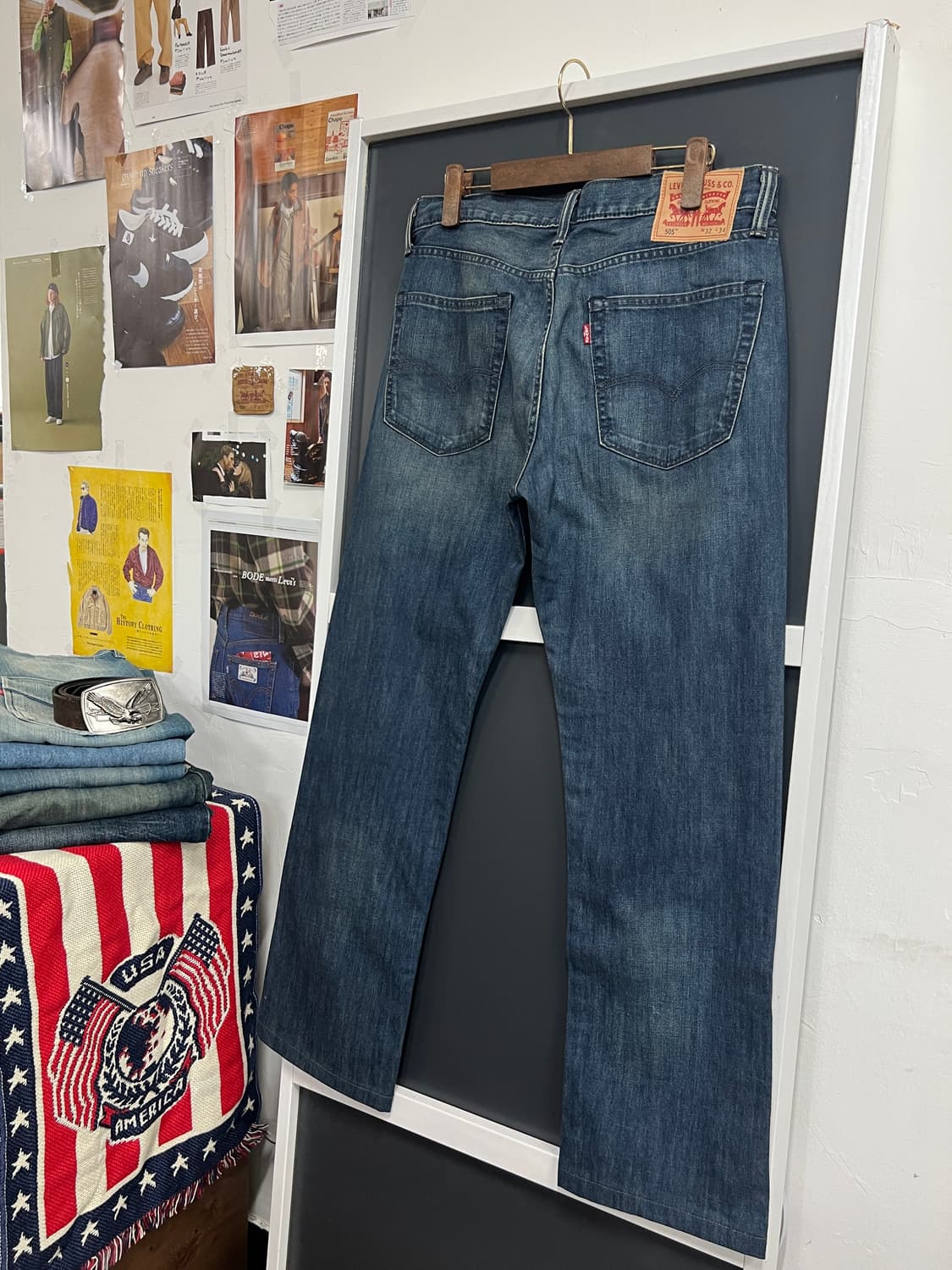 Levis 리바이스 505 레귤러 스트레이트 데님 팬츠 상품이미지1