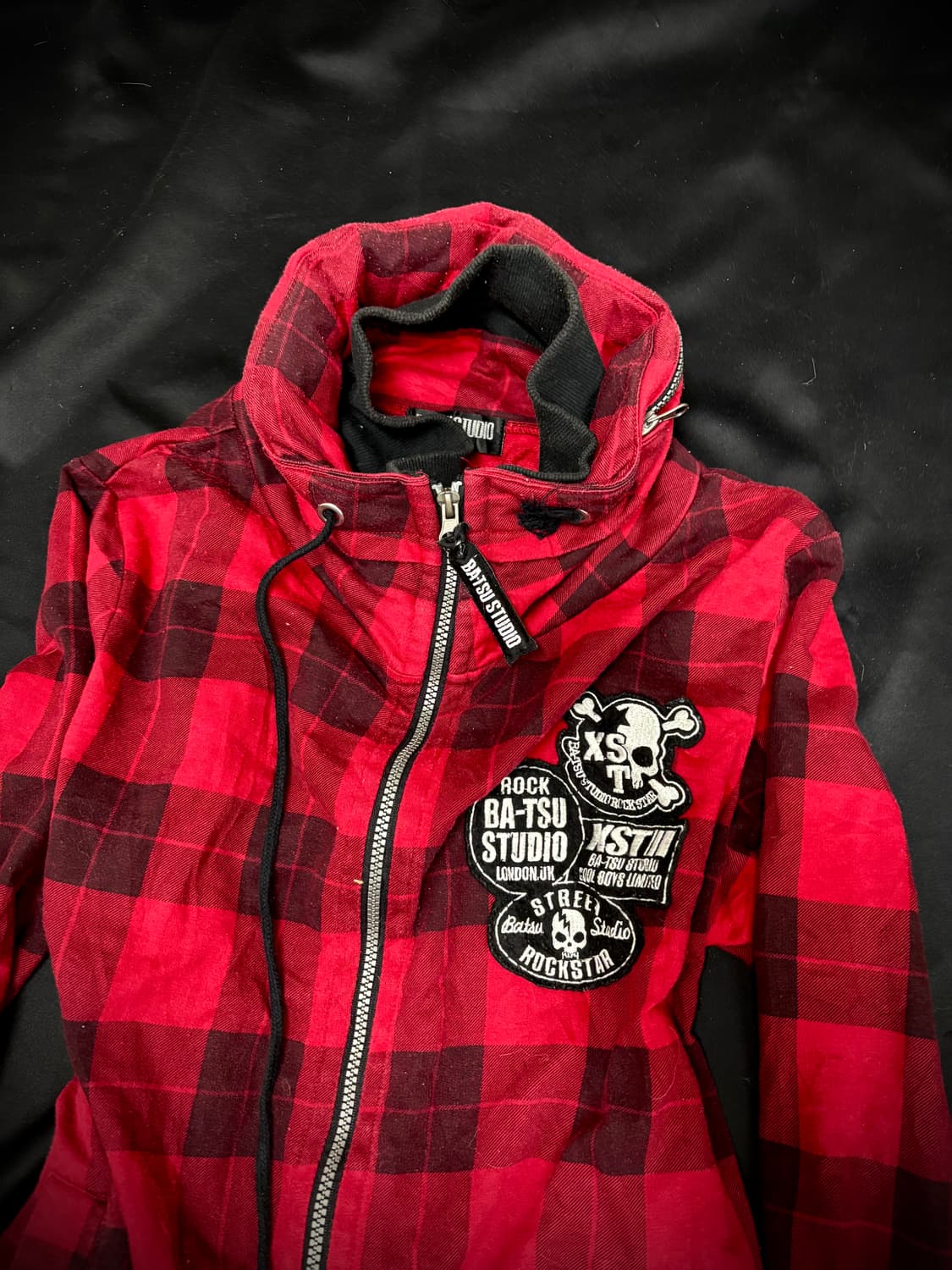 [BA-TSU]Skull Patch Bono Hoodie Zip Up 상품이미지6