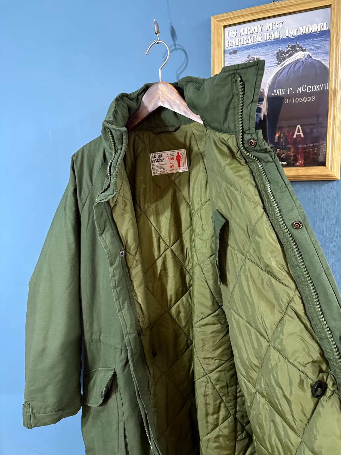 90’s SWEDISH ARMY M-90 PARKA !!  상품이미지6