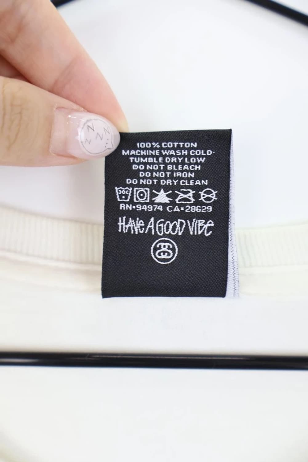 Stussy No.4 Fade Tee White 상품이미지8
