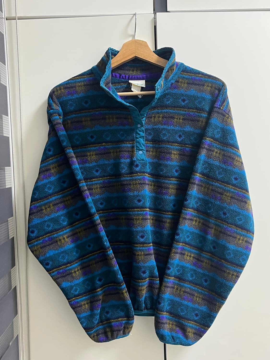 엘엘빈 패턴 플리스 상품이미지1