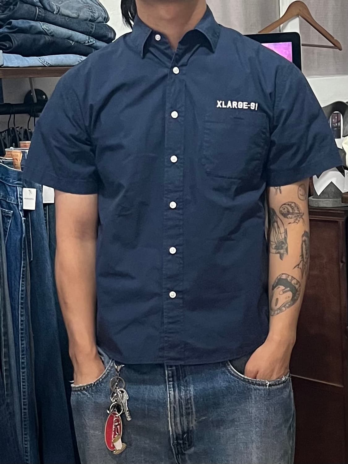 XLARGE 반팔 셔츠 S 상품이미지2