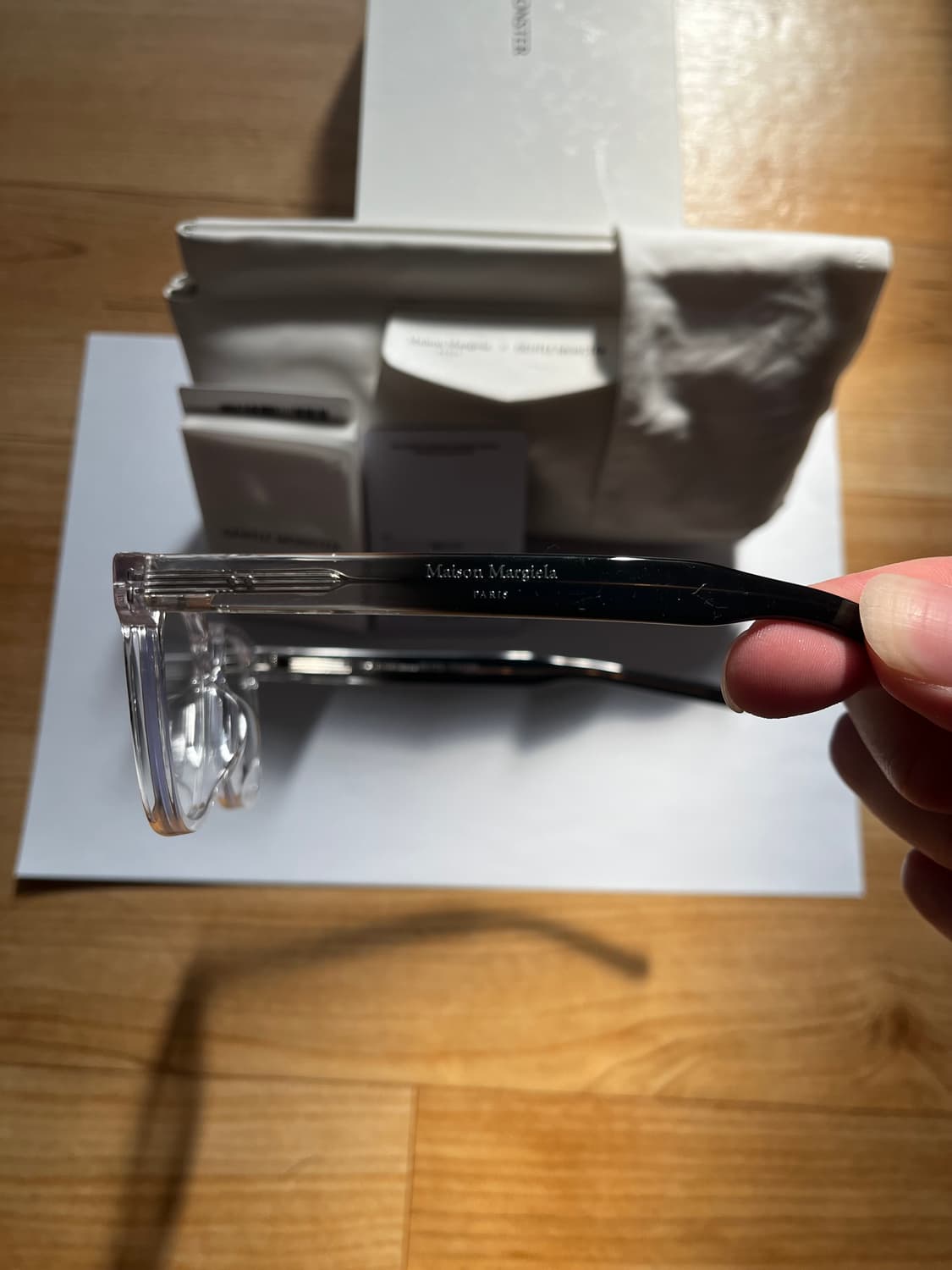 젠틀몬스터 x 마르지엘라 MM117 클리어 안경 상품이미지3