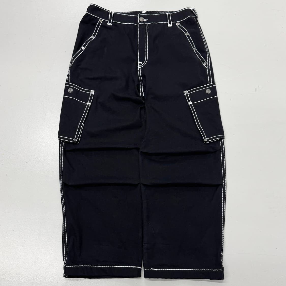 트루릴리전 마스터 헌터 빅로고 새깅 팬츠 블랙 상품이미지2