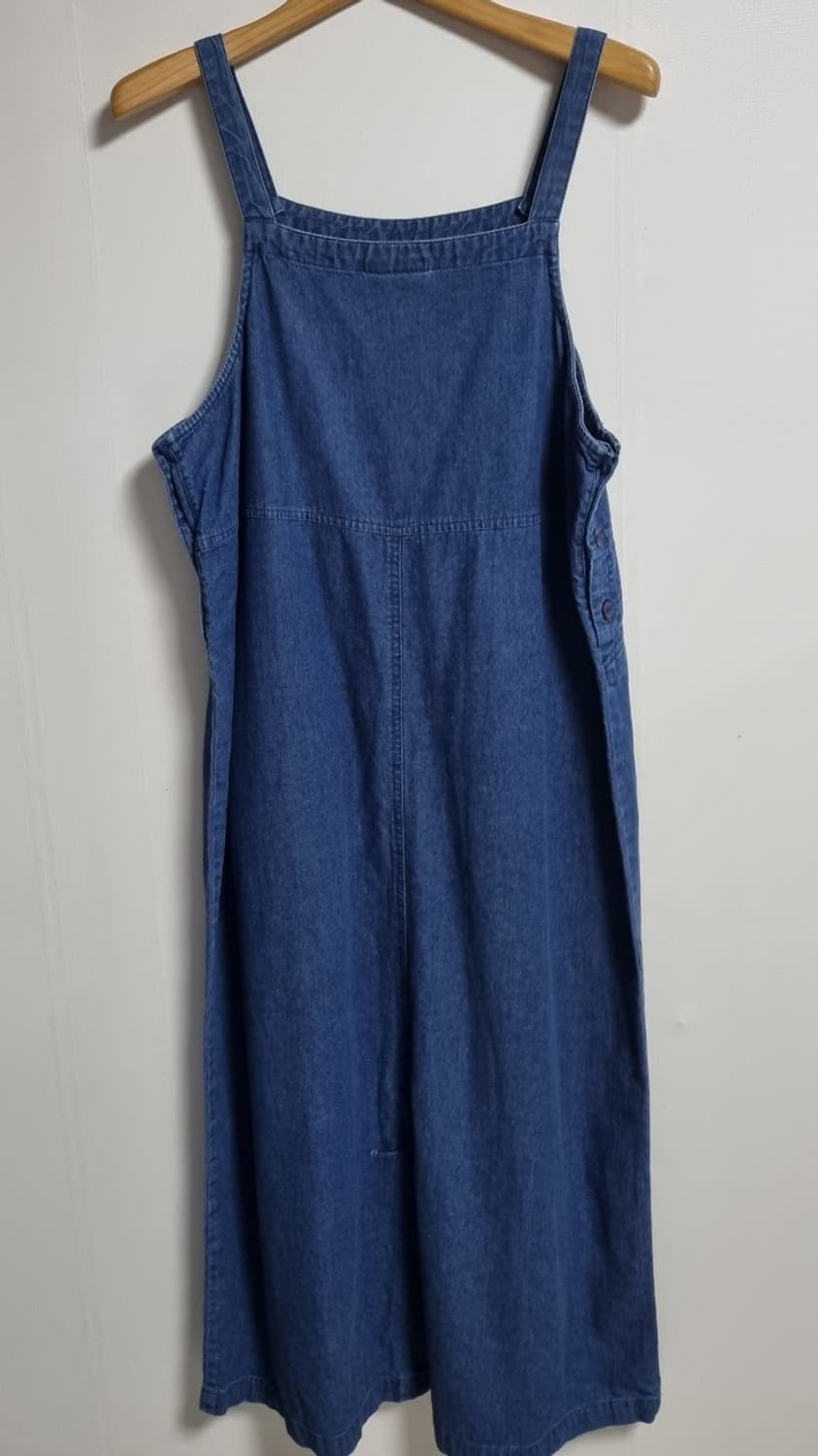 M ) 크리스마스 청 데님 멜빵원피스 상품이미지2