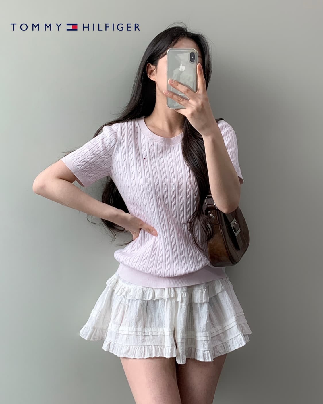 타미힐피거 반팔 니트 상품이미지2