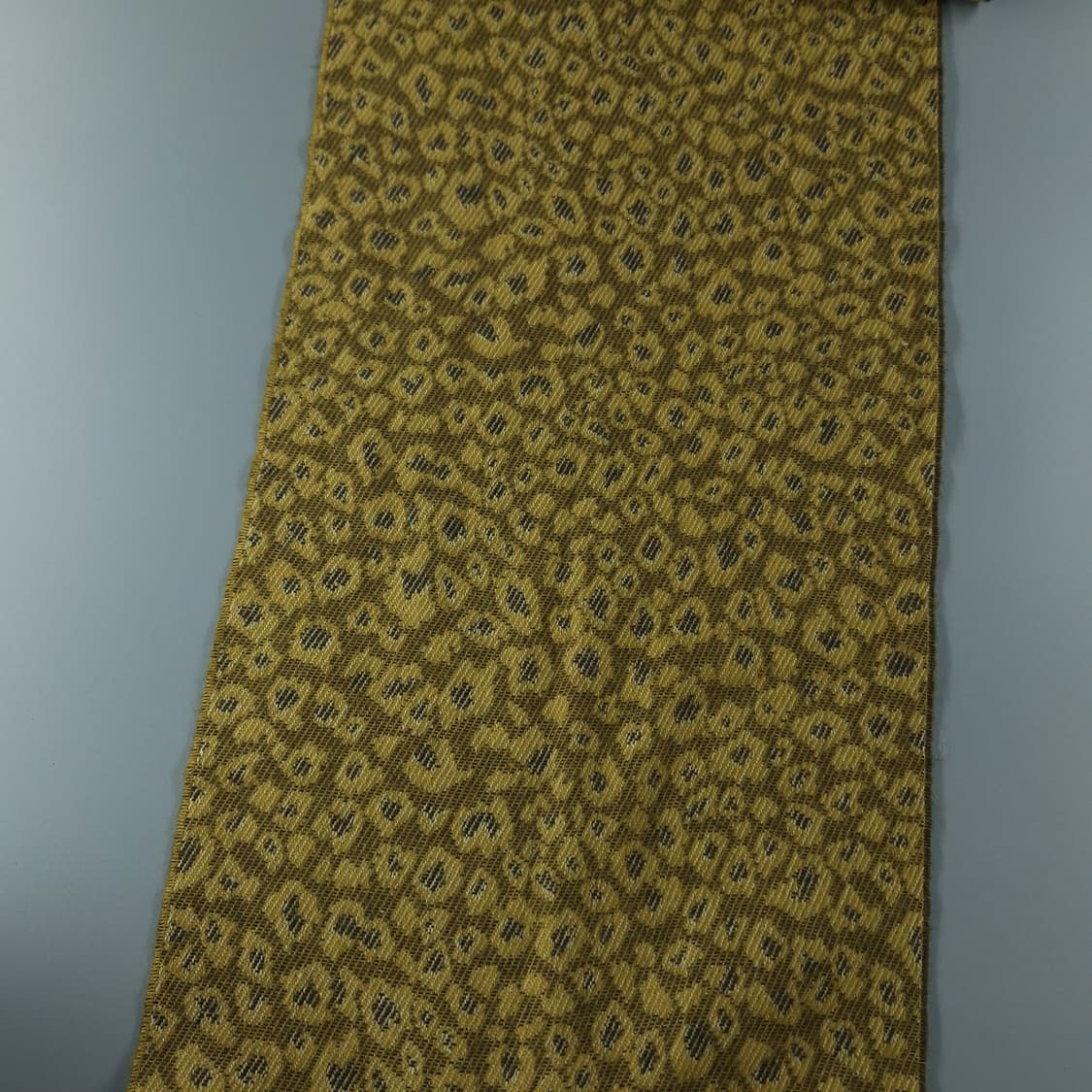 빈티지 베이지 카키 리버시블 레오파드 호피 캐시미어100 머플러 목도리 상품이미지8