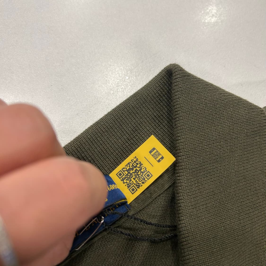 [S] 폴로 랄프로렌 크롭 긴팔 카키색 폴로셔츠 B127 상품이미지4