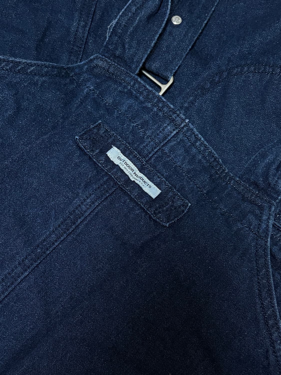 아웃도어프로덕츠 여성 데님 오버롤 스커트 DENIM OVERALL SKI 상품이미지4