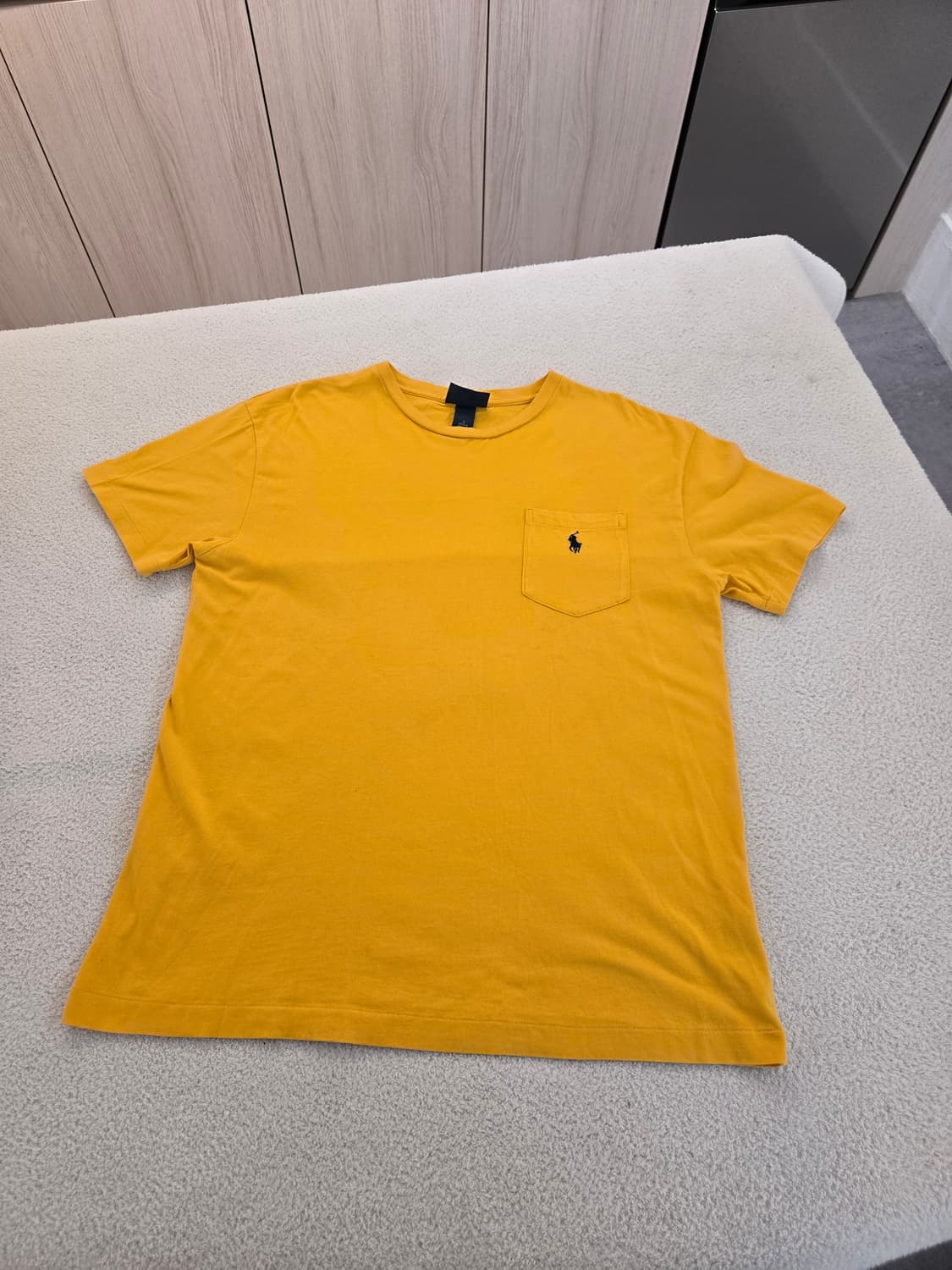 폴로 랄프로렌 포켓 반팔 티셔츠 옐로우 S 상품이미지2