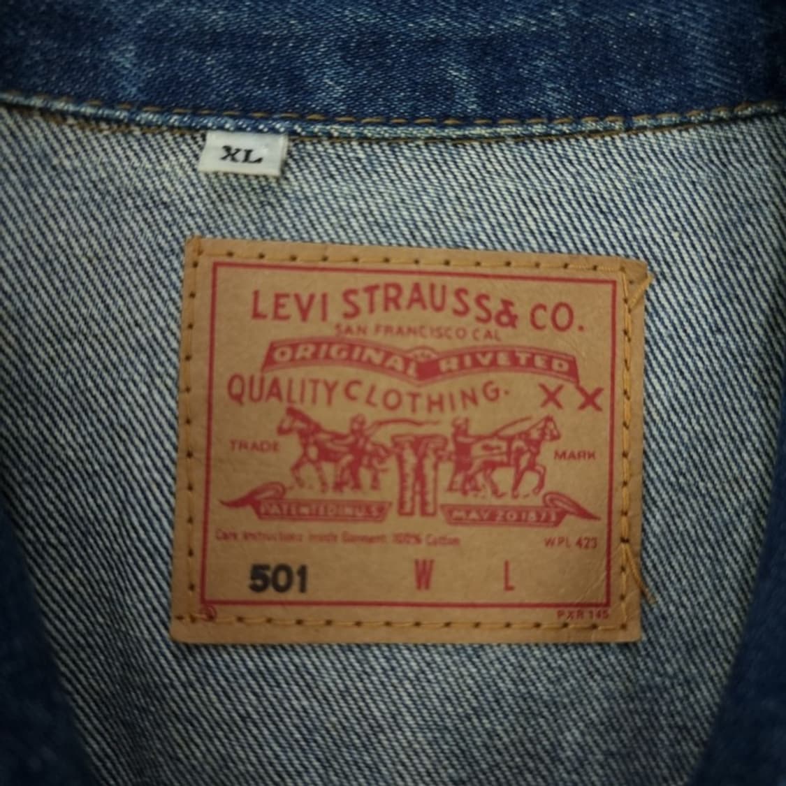 [리바이스] 오버핏 데님 자켓 청자켓 M19594 상품이미지6