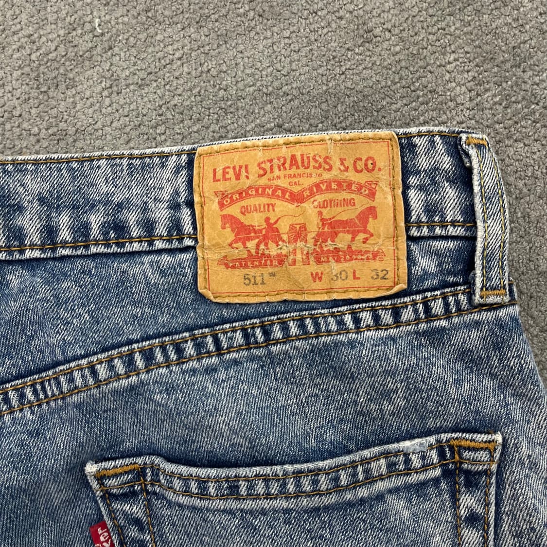 30 리바이스 511 패치 와펜 데님팬츠 상품이미지7