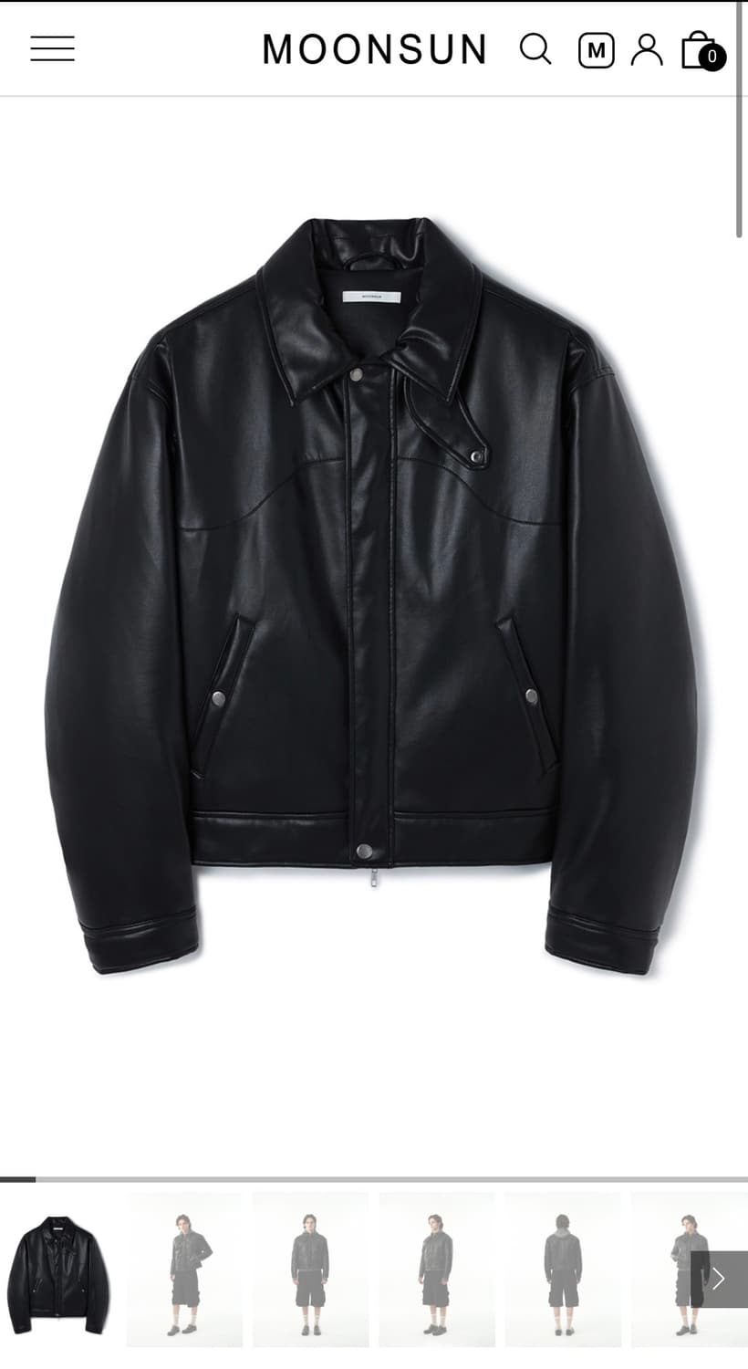 문선 비건 구스다운 푸퍼 블루종 상품이미지1