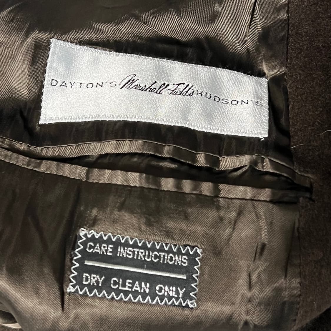 2XL 조르지오 아르마니 헤비 브라운 발마칸 코트 상품이미지5