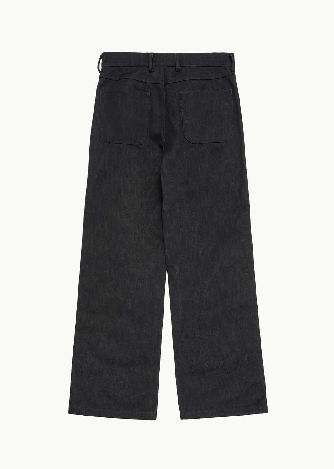 Gabardine Trousers Black Rustic 상품이미지2