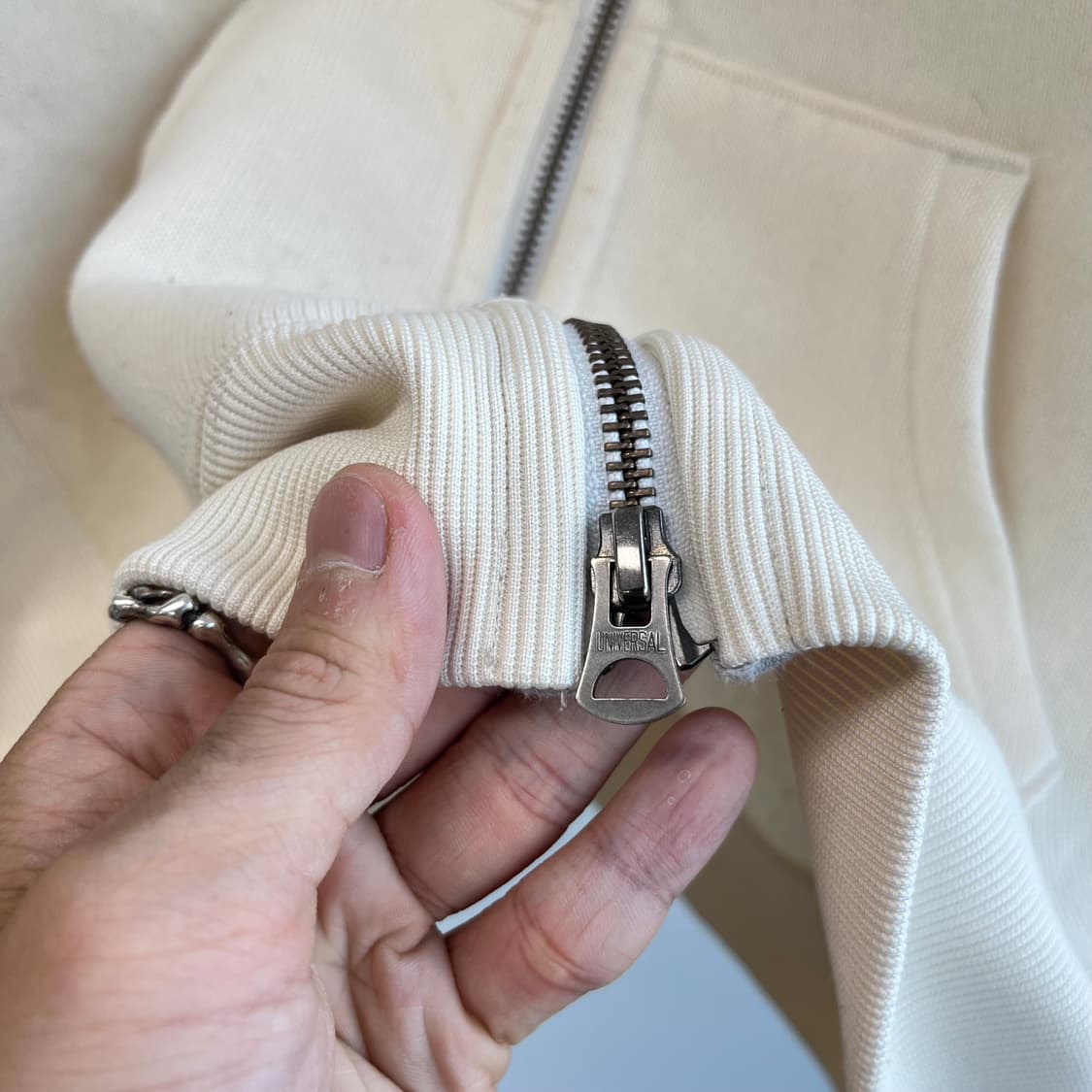 챔피온 패치로고 후드집업 상품이미지6