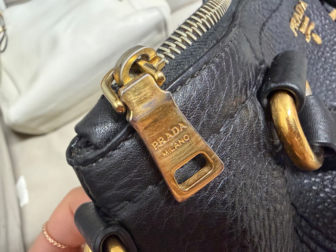 [정품] 프라다 토트백 블랙 상품이미지10