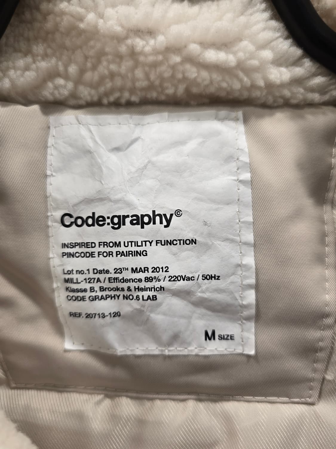 코드그라피 남성  퍼 칼라 패딩 숏패딩 점퍼 95 상품이미지9