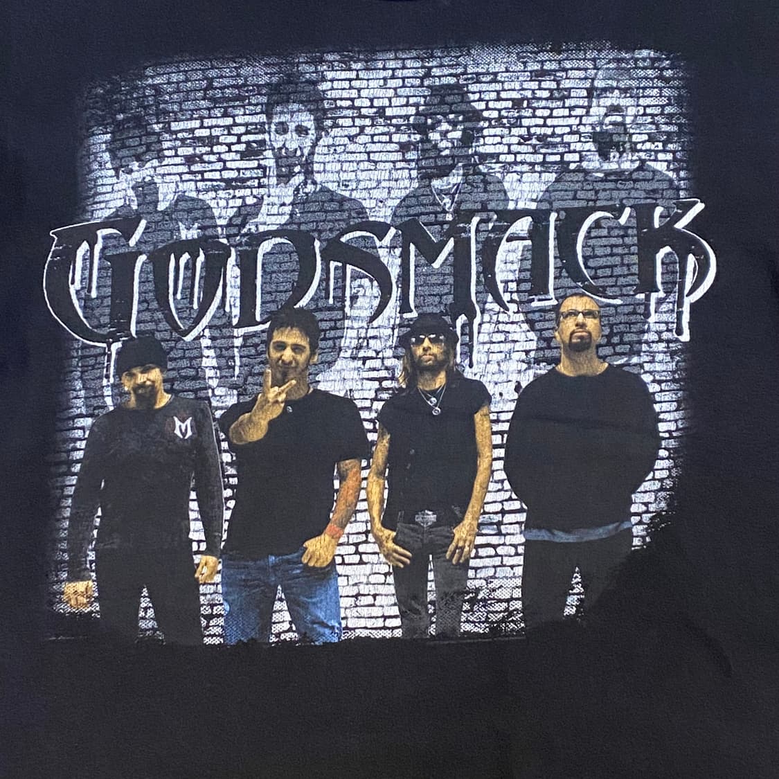 미국 빈티지 갓스맥 GODSMACK 2010 투어티 락티셔츠 반팔티 상품이미지3