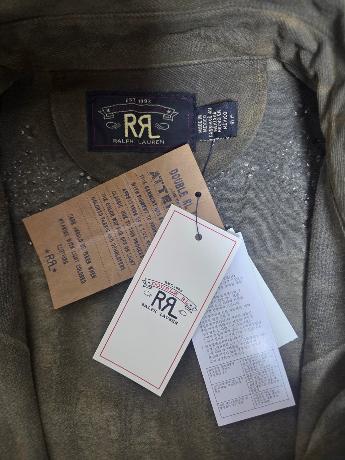 RRL 스터드 웨스턴 데님 셔츠 AL 사이즈 상품이미지4