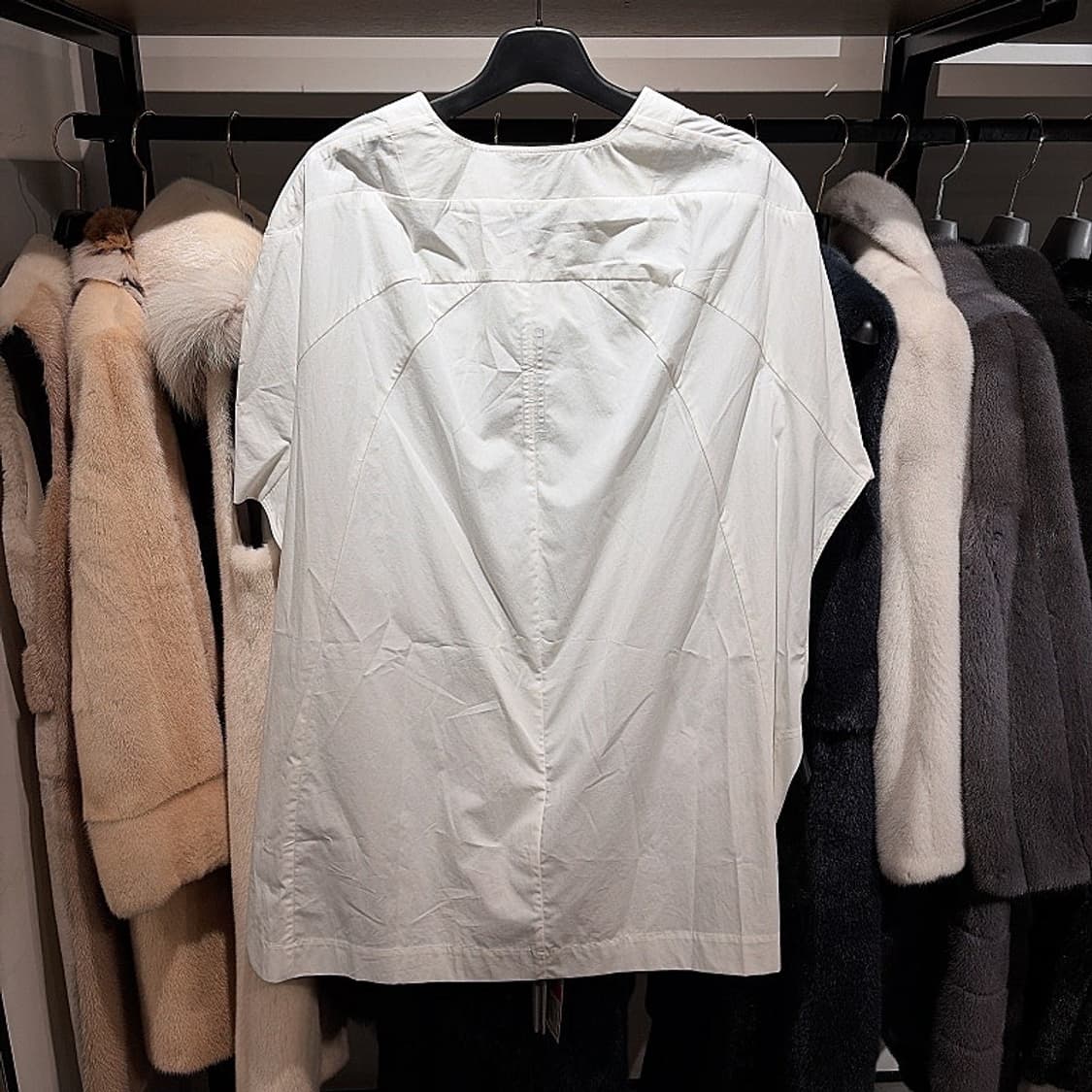 (정품/새상품) 릭 오웬스 여성 화이트 버블 코튼 탑 상품이미지3