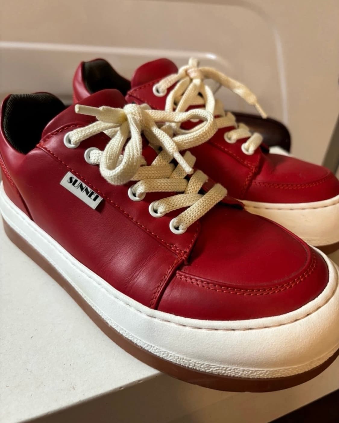 Sunnei Dreamy Leather Red  상품이미지1