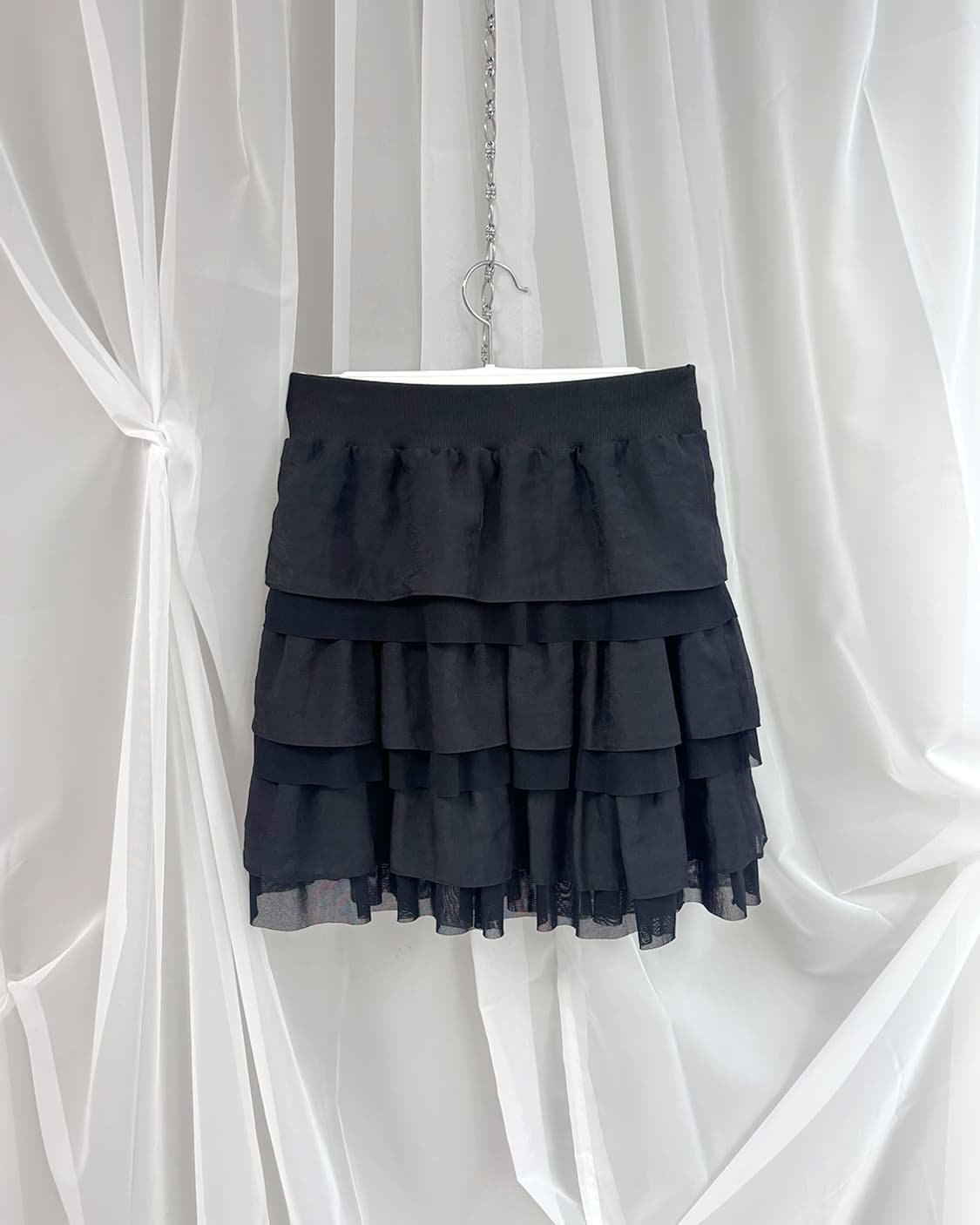 brique tiered banding skirt 상품이미지2