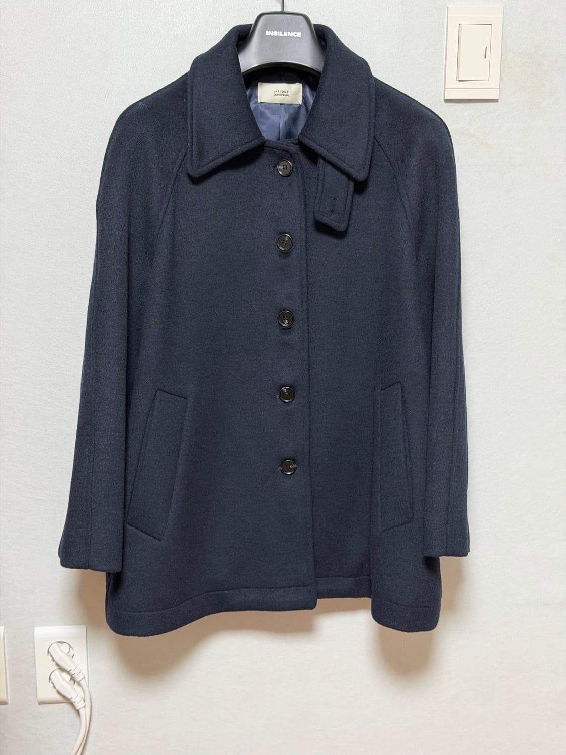 라퍼지포우먼 하프코트 네이비S 상품이미지1