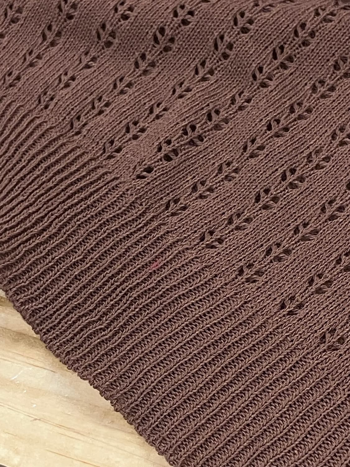 빈티지 스퀘어넥 반팔 니트 브라운 #csz4094 상품이미지5