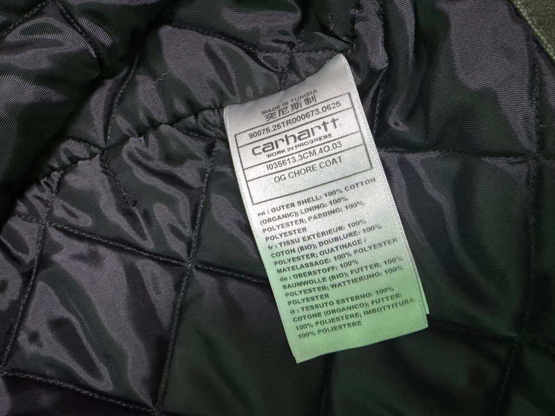 칼하트윕 초어코트 올리브 S사이즈 상품이미지4