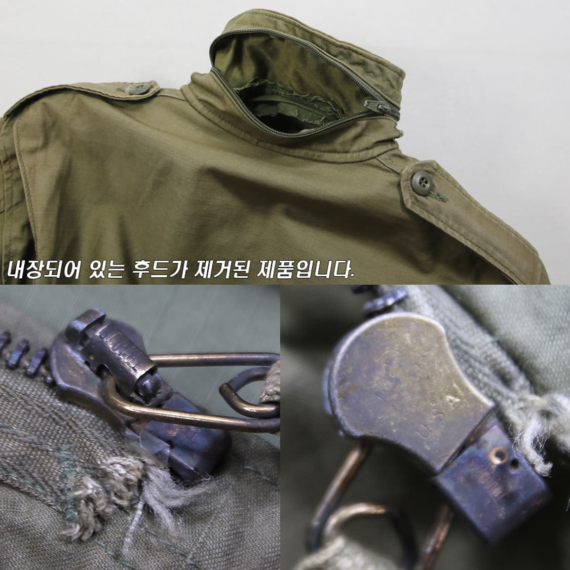 (착용컷) U.S.ARMY M-65 필드 자켓 (남성용 100) 상품이미지9