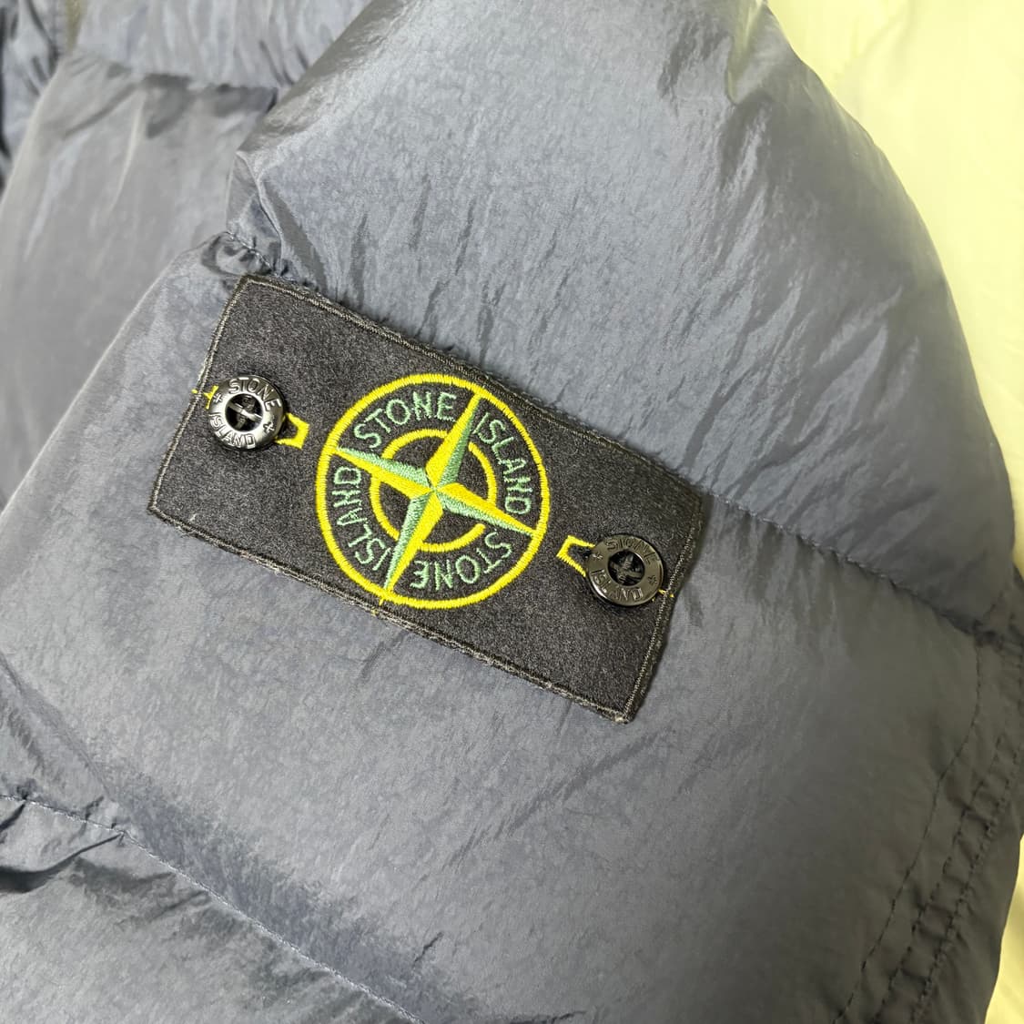 스톤아일랜드 23fw 크링클랩스 가먼트 다이드 패딩 다운 다크네이비 L 상품이미지10