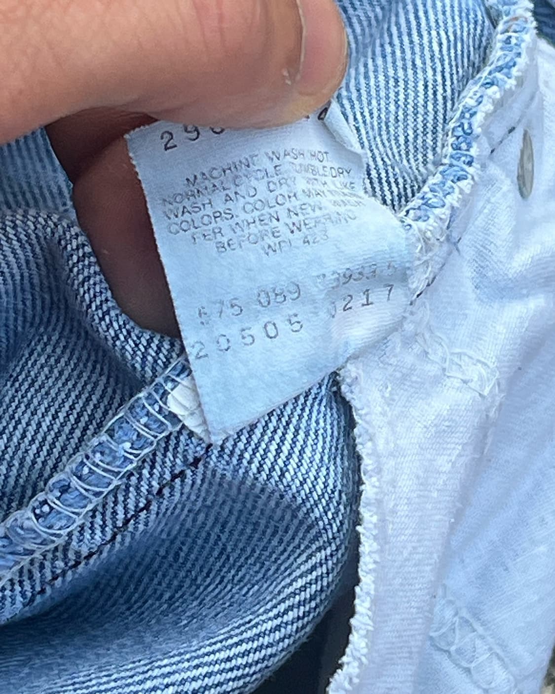 89's Levis Orange Tab 505 상품이미지6