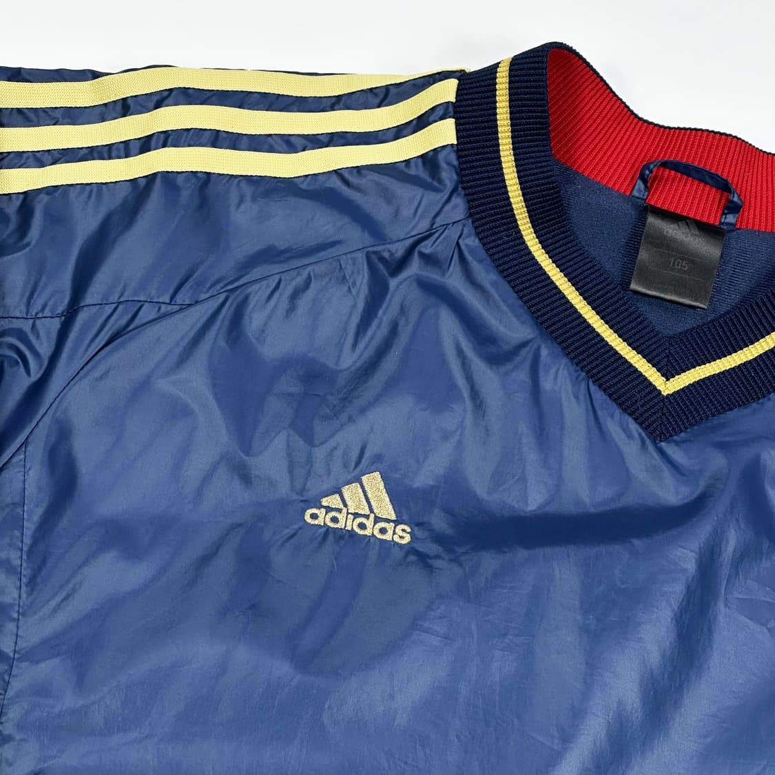 아디다스 올드스쿨 빅로고 오버핏 우븐 웜업 네이비 XL 상품이미지4