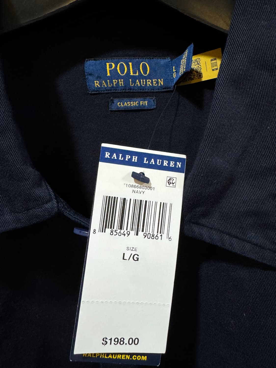 폴로랄프로렌 유틸리티 자켓 네이비(L)새제품 상품이미지2